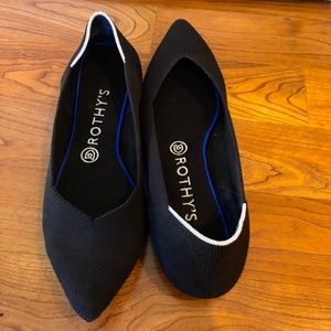 Rothy’s Black Point Flats 8.5 great condition